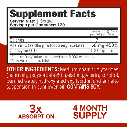 Ultra CoQ10, 100mg Softgels